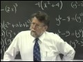 Lecture 28: Beginning Algebra (Math 70)