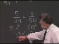 Lecture 25 - Developmental Arithmetic: Math 10
