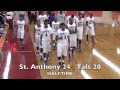 High School Basketball: St. Anthony vs. Taft
