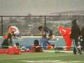 Lorenzo Newell wins 200m heat at San Mateo 3/28/08