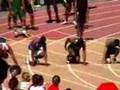 Koleon Prescott wins 100m at Sacramento State...