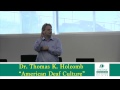 Dr. Thomas K. Holcomb's Presentation & Book Signing: April 25, 2013