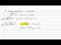 Intermediate Algebra - A Brief Review of Multiplying and Factoring Polynomials (Part B)
