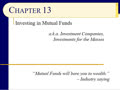 Chapter 13 - Slides 01-08 ‑ Introduction to M...