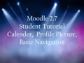 Student Moodle Orientation (2) Calender, Profile Picture, Basic Navigation