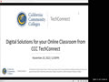 Digital Solutions for Your Online Classroom from CCC TechConnect