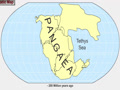 Pangea and plate boundaries animations