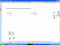 Math 141 R.7B Complex Fractions
