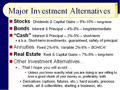 Chapter 11 - Slides 13-28 ‑ Overview of Investment Alternatives - Spring 2019