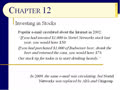 Chapter 12 - Slides 01-18 ‑ Introduction to Stocks; Stock Types - Fall 2016