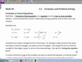 Math 40 2.3A Literal equations