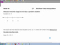 Math 40 2.7A Absolute value inequalities IS LESS THAN
