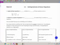 Math 40 4.1A Solving systems of equations
