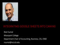 Integrating Google Sheets into Canvas - Reet Sumal