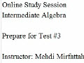 Practice Test 4 Solutions to #21b, 22b, 26, 32