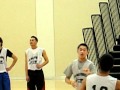 Robbie in 1st round 3pt shooting contest Gragnani City All Star Game