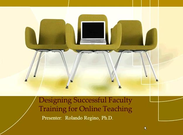 OTC13: Designing Successful Faculty Training for Online Teaching