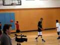 shooting a freethrow