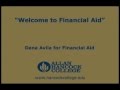 Welcome to Financial Aid
