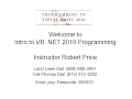Robert Price   ICIS 145 Intro to Visual Basic Net Programming 02192013