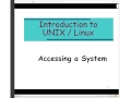  Introduction to UNIX Linux