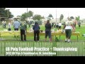 Long Beach Poly High School Football Thanksgiving Practice 2012