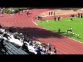 Strange 100m final at 2010 SF Johnny Mathis I...
