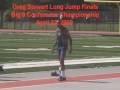 Greg Stewart Long Jumps to 3rd place in Big 8 Championships