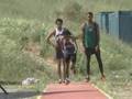 Gary Barnes Triple Jumps at the Harlan Anders...