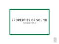 The Properties of Sound: Timbre/Tone