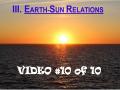 III. EARTH-SUN RELATIONSHIPS - 10 of 10