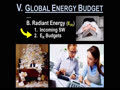 V. THE GLOBAL ENERGY BUDGET - 6