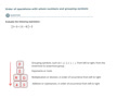 13-R.2 Order of operations with whole numbers and group. symbols