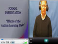 Effects of Autism on Learning Styles: Sample Transliteration 