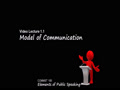 COMMST 100 • Video Lecture 1.1 • Model of Communication