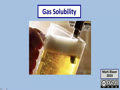 7.3 Solutions - Gas Solubility