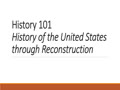 Palomar College History 101 Module 03 Video Script 002 - England and the New World