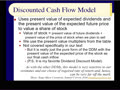 Chapter 06 - Slides 35-57 - Discounted Cash Flow Model, The Value Line