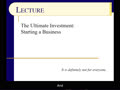 Misc Topic 5 - Slides 01-05 - The Ultimate In...