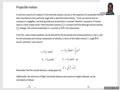 Projectile Motion, Part 1