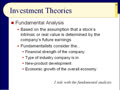 Chapter 12 - Slides 36-47 ‑ Investment Theories; Stock Strategies - Spring 2019