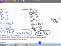 Math 40 9.8B Solve logarithmic equations