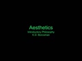 Aesthetics
