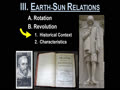 III. EARTH-SUN RELATIONSHIPS - 5