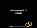 COMMST 111 • Video Lecture • Online Learning Module 4.1 • Kinesics